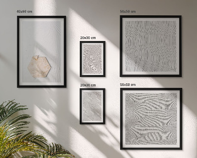 Set di quadri incorniciati Texture leggere e boho effetto sabbia