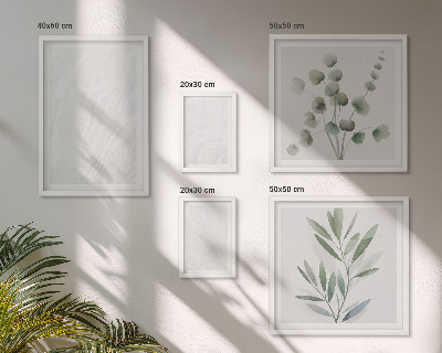 Set di quadri incorniciati Elegante struttura in marmo a forma di ramoscello