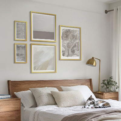 Polittico con cornice Modelli astratti industriali