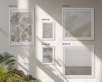 Polittico con cornice Modelli astratti industriali