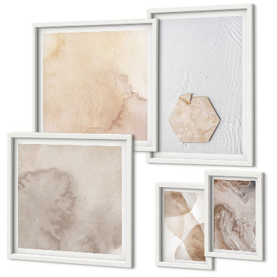 Set di quadri incorniciati Astrazione della natura da parte del designer