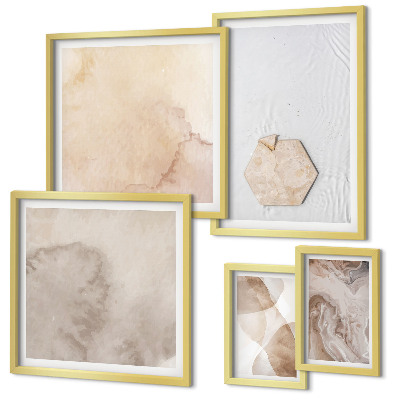 Set di quadri incorniciati Astrazione della natura da parte del designer