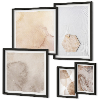 Set di quadri incorniciati Astrazione della natura da parte del designer