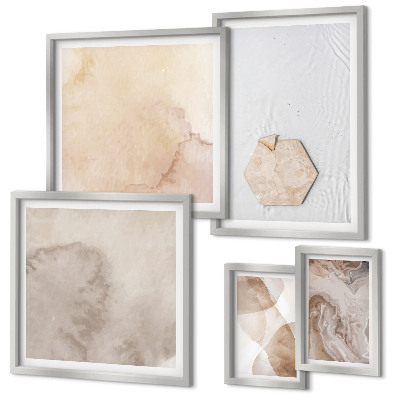 Set di quadri incorniciati Astrazione della natura da parte del designer