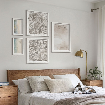 Set di 5 quadri Colori ad acquerello delicati