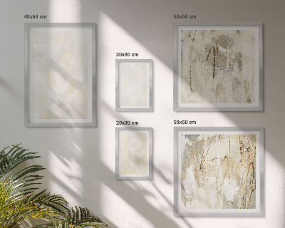 Polittico con cornice Design di pittura dalla texture brillante