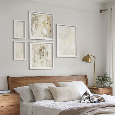 Polittico con cornice Design di pittura dalla texture brillante