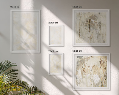 Polittico con cornice Design di pittura dalla texture brillante