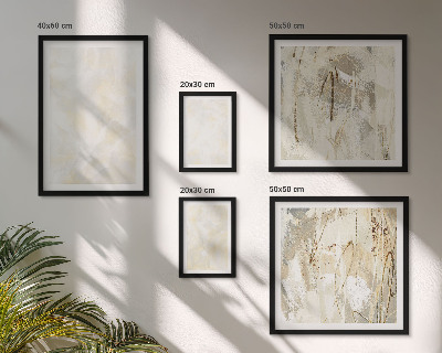 Polittico con cornice Design di pittura dalla texture brillante