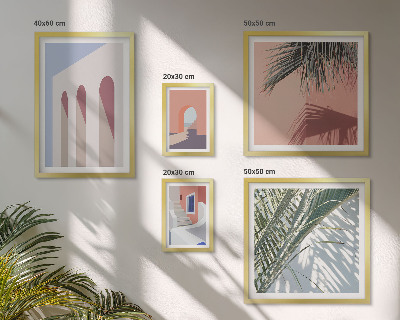 Set di quadri incorniciati Illustrazioni di architettura urbana