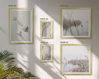 Polittico con cornice Primi piani della struttura in stile boho