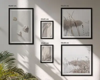 Polittico con cornice con dettagli della struttura in stile boho