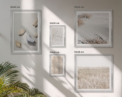 Set di 5 quadri Trame naturali in stile boho