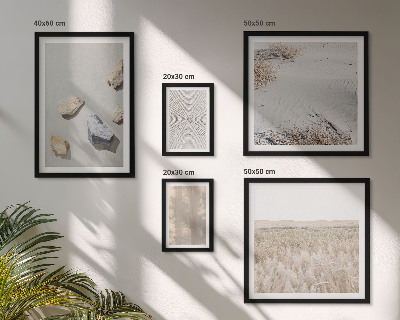 Set di 5 quadri Trame naturali in stile boho