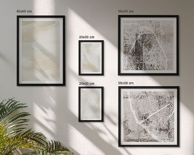 Set di quadri incorniciati Texture pittorica minimalismo