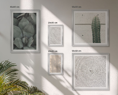 Set di quadri incorniciati Trame estive dal sapore tropicale