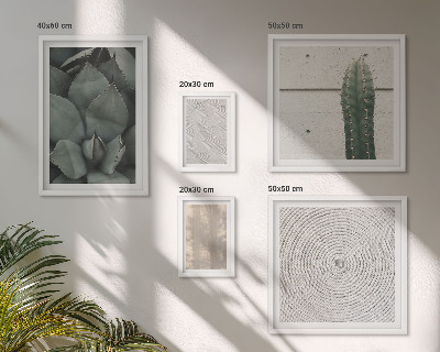 Set di quadri incorniciati Trame estive dal sapore tropicale