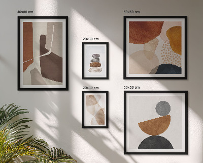 Polittico con cornice Decorazioni astratte dipinte