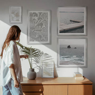 Set di 5 quadri Design astratto, texture moderne
