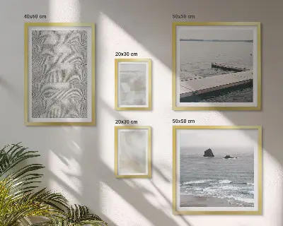Set di 5 quadri con design astratto e texture moderne