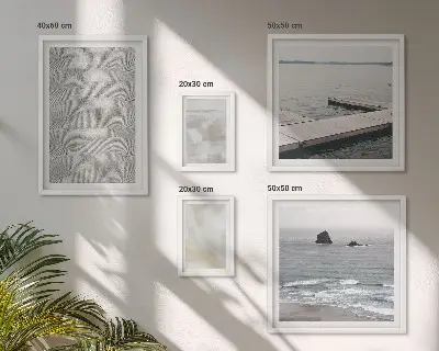 Set di 5 quadri con design astratto e texture moderne