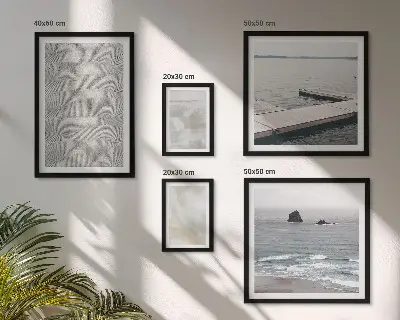 Set di 5 quadri con design astratto e texture moderne