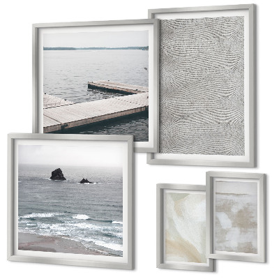 Set di 5 quadri Design astratto, texture moderne