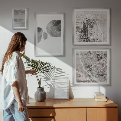 Set di quadri incorniciati Forme astratte moderne