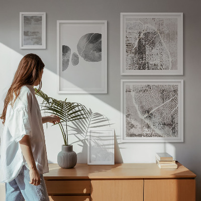 Set di quadri incorniciati Forme astratte moderne