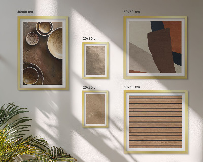 Polittico con cornice Strutture minimaliste in pietra
