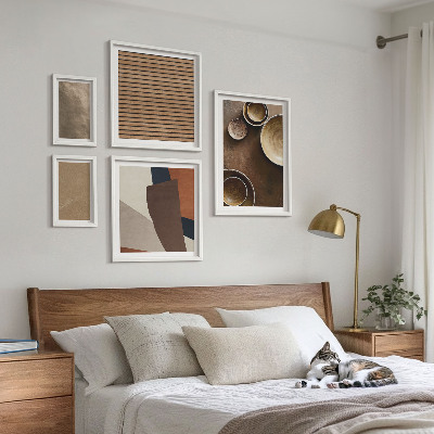 Polittico con cornice Strutture minimaliste in pietra