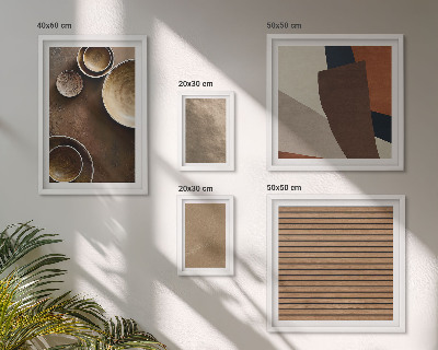 Polittico con cornice Strutture minimaliste in pietra