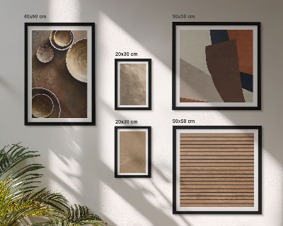 Polittico con cornice Strutture minimaliste in pietra