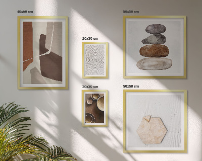 Set di quadri incorniciati Texture arte moderna