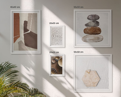 Set di quadri incorniciati Texture arte moderna