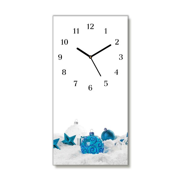 Orologio verticale in vetro Pionowy-Ornamenti di Natale di Natale Ornamenti di neve