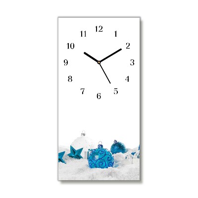 Orologio verticale in vetro Pionowy-Ornamenti di Natale di Natale Ornamenti di neve