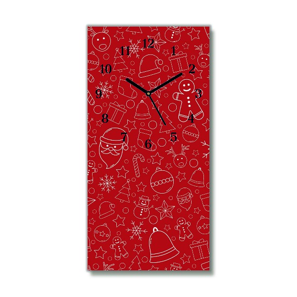 Orologio verticale in vetro Pionowy-Ornamenti di Natale Decorazione invernale