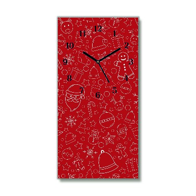 Orologio verticale in vetro Pionowy-Ornamenti di Natale Decorazione invernale