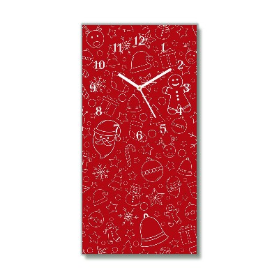 Orologio verticale in vetro Pionowy-Ornamenti di Natale Decorazione invernale