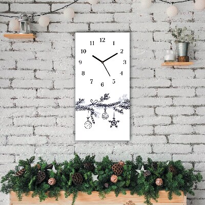 Orologio verticale in vetro Pionowy-Decorazioni natalizie Decorazioni invernali