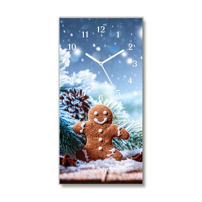 Orologio verticale Pionowy-Albero di Natale della neve del pan di zenzero di Natale