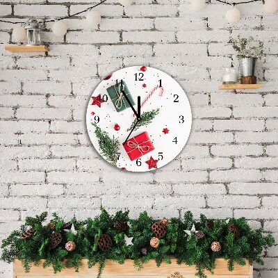 Orologio rotondo Okrągły Regalo Dolci Palle di Natale