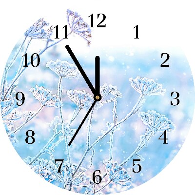 Orologio rotondo Okrągły Inverno Neve Natale