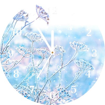 Orologio rotondo Okrągły Inverno Neve Natale