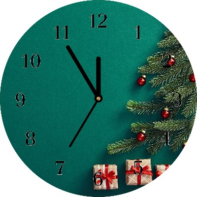 Orologio rotondo Okrągły Albero di Natale Natale Regali invernali