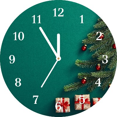 Orologio rotondo Okrągły Albero di Natale Natale Regali invernali