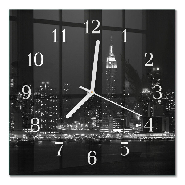 Quadrato orologio quadrato in vetro Orizzonte
