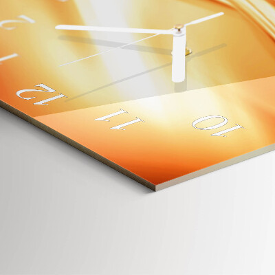 Orologio in vetro decorativo quadrato Astrazione