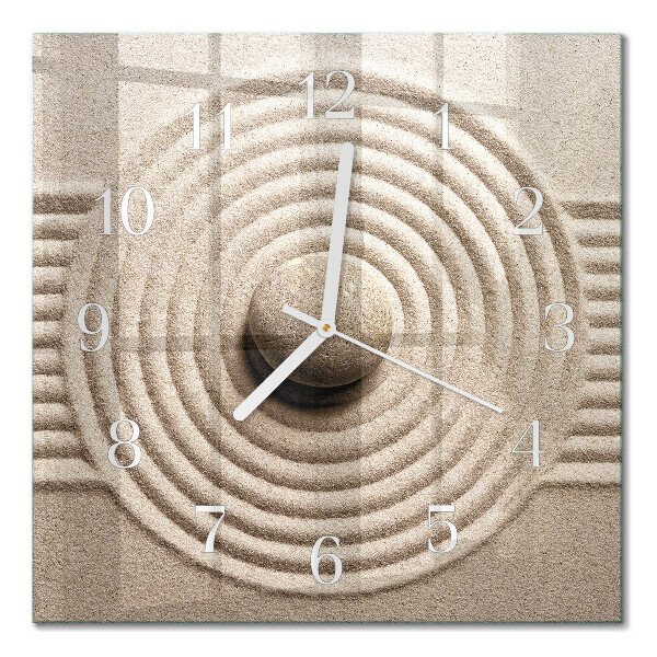 Orologio in vetro decorativo quadrato Calcolo